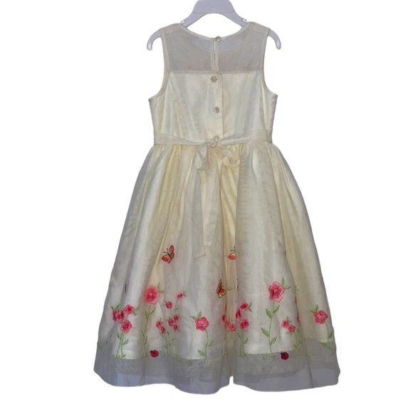 Jona Michelle Garden Floral Spring Easter Dress, Size 6 - Picture 5 of 8